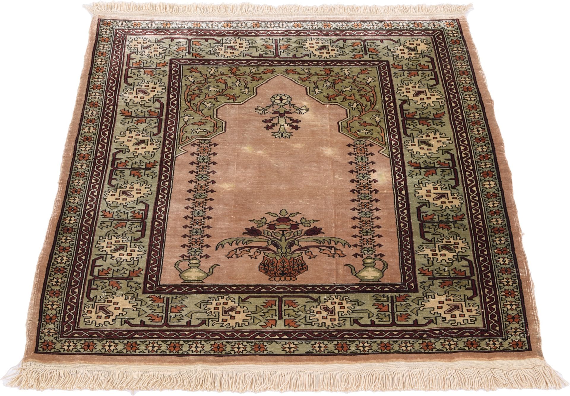 Hereke Orientteppich aus Türkei, 54 × 68 cm
