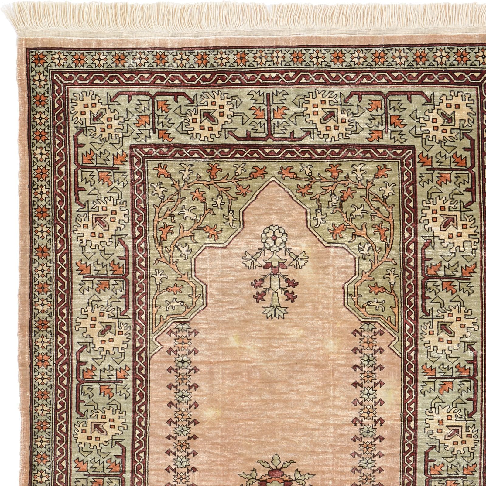Hereke Orientteppich aus Türkei, 54 × 68 cm