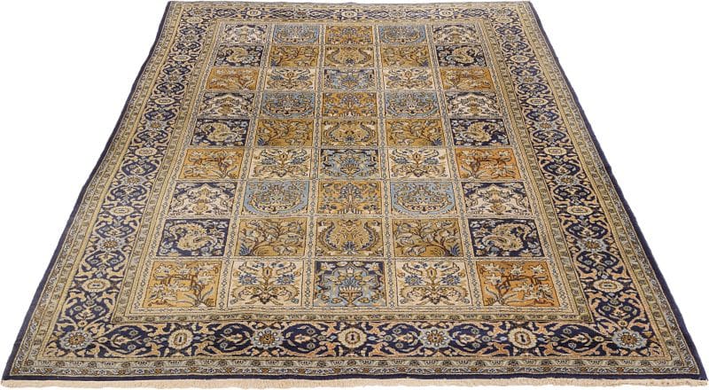 Ghom Perserteppich aus Iran, 188 × 301 cm
