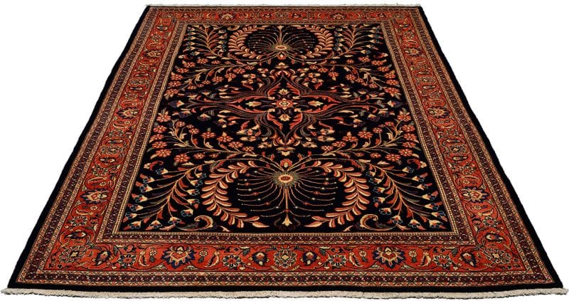 sarough-teppich-220-x-310-cm-handgeknupft-schurwolle-perserteppich-1 Sarough Farahan Perserteppich 220 × 310 cm aus Wolle, handgeknüpft