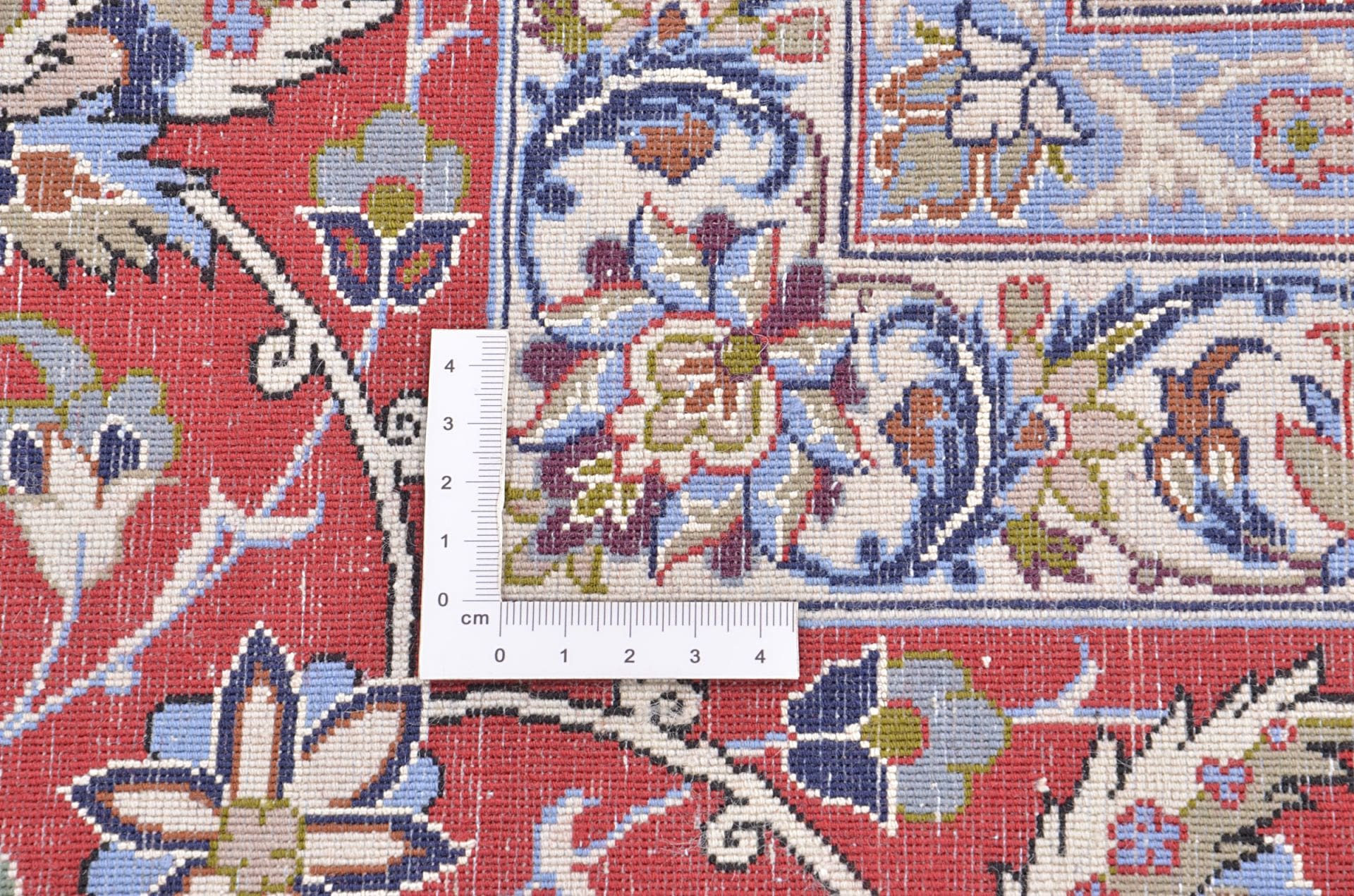 Handgeknüpfter Isfahan Perserteppich 214 × 305 cm