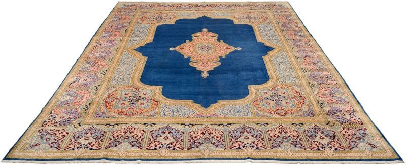 Kerman Perserteppich 310 × 414 cm aus Wolle, handgeknüpft