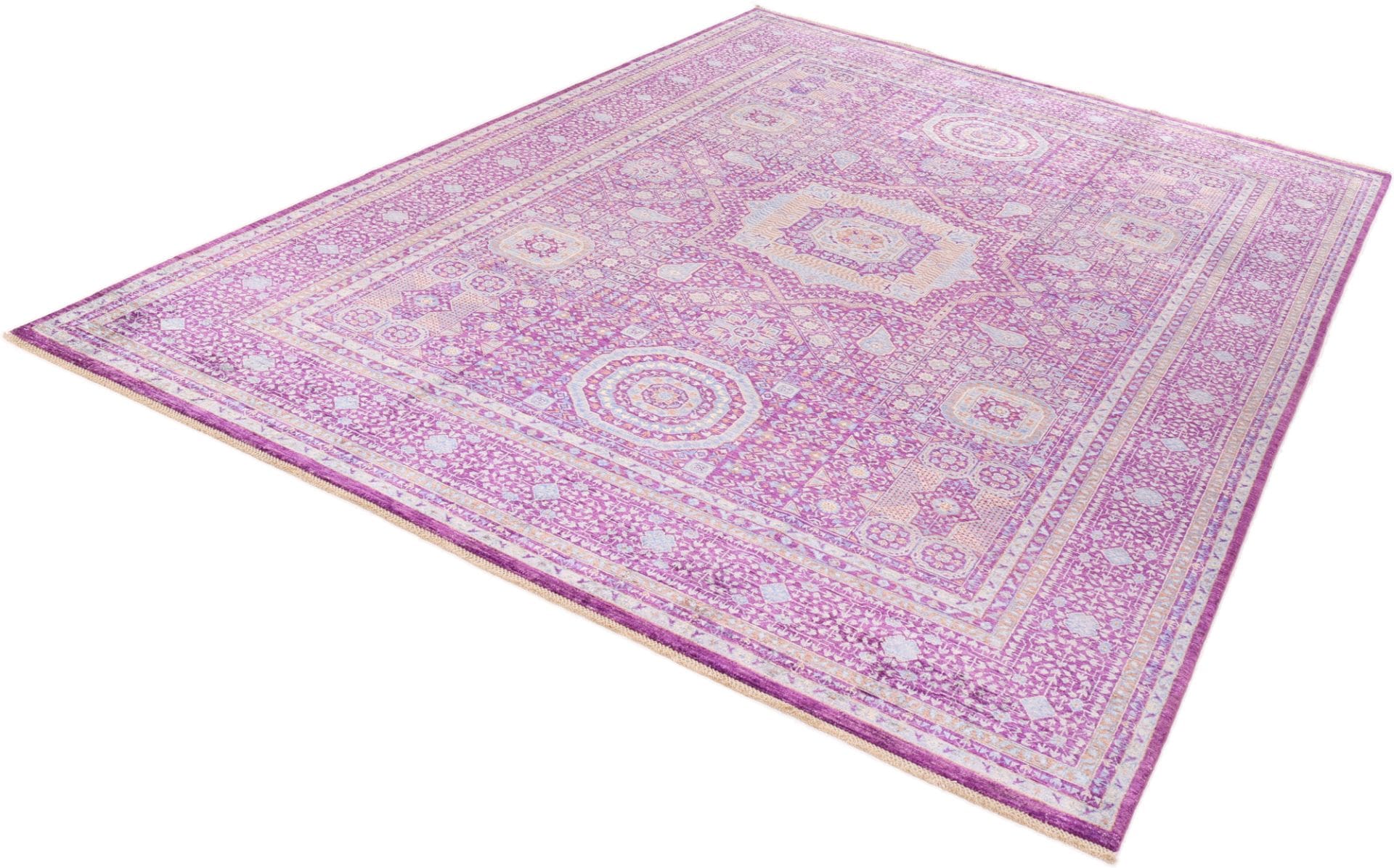 Handgeknüpfter Mamluk Orientteppich, 256 × 355 cm, Wolle