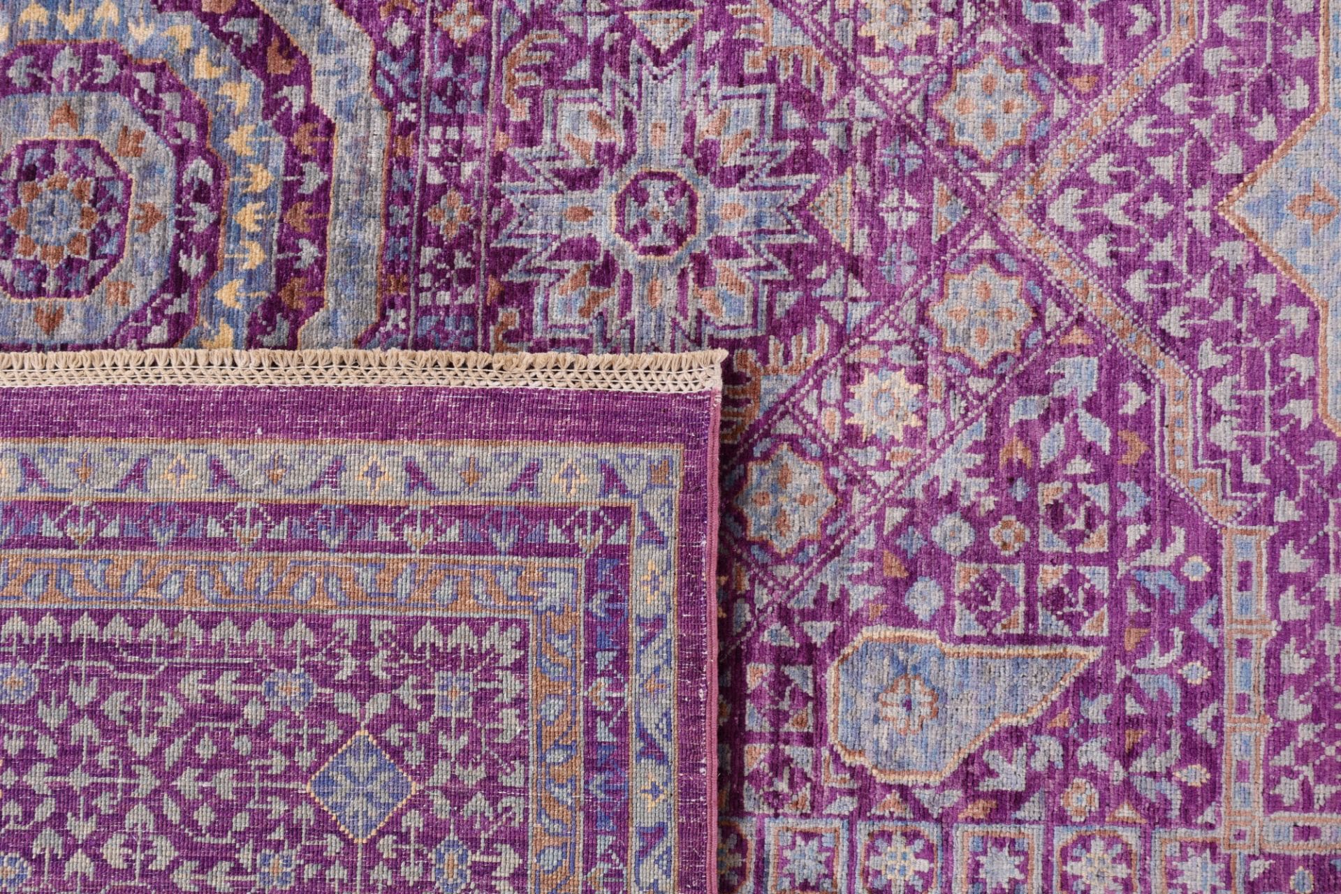 Handgeknüpfter Mamluk Orientteppich, 256 × 355 cm, Wolle
