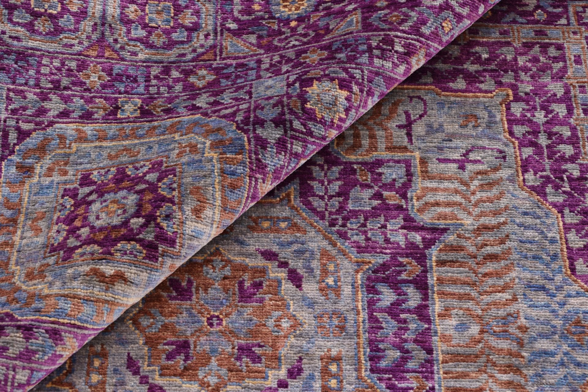 Handgeknüpfter Mamluk Orientteppich, 256 × 355 cm, Wolle
