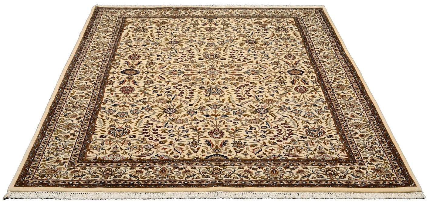 tabriz-teppich-207-x-294cm-mahi-muster-handgeknupft-orientteppich-1 Täbriz Orientteppich aus Indien, 207 × 294 cm