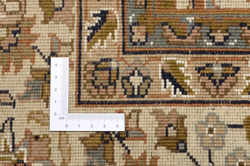 tabriz-teppich-207-x-294cm-mahi-muster-handgeknupft-orientteppich-2 Täbriz Orientteppich aus Indien, 207 × 294 cm