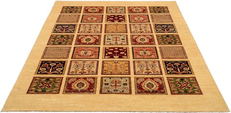 Ziegler Orientteppich 199 × 282 cm aus Wolle, handgeknüpft