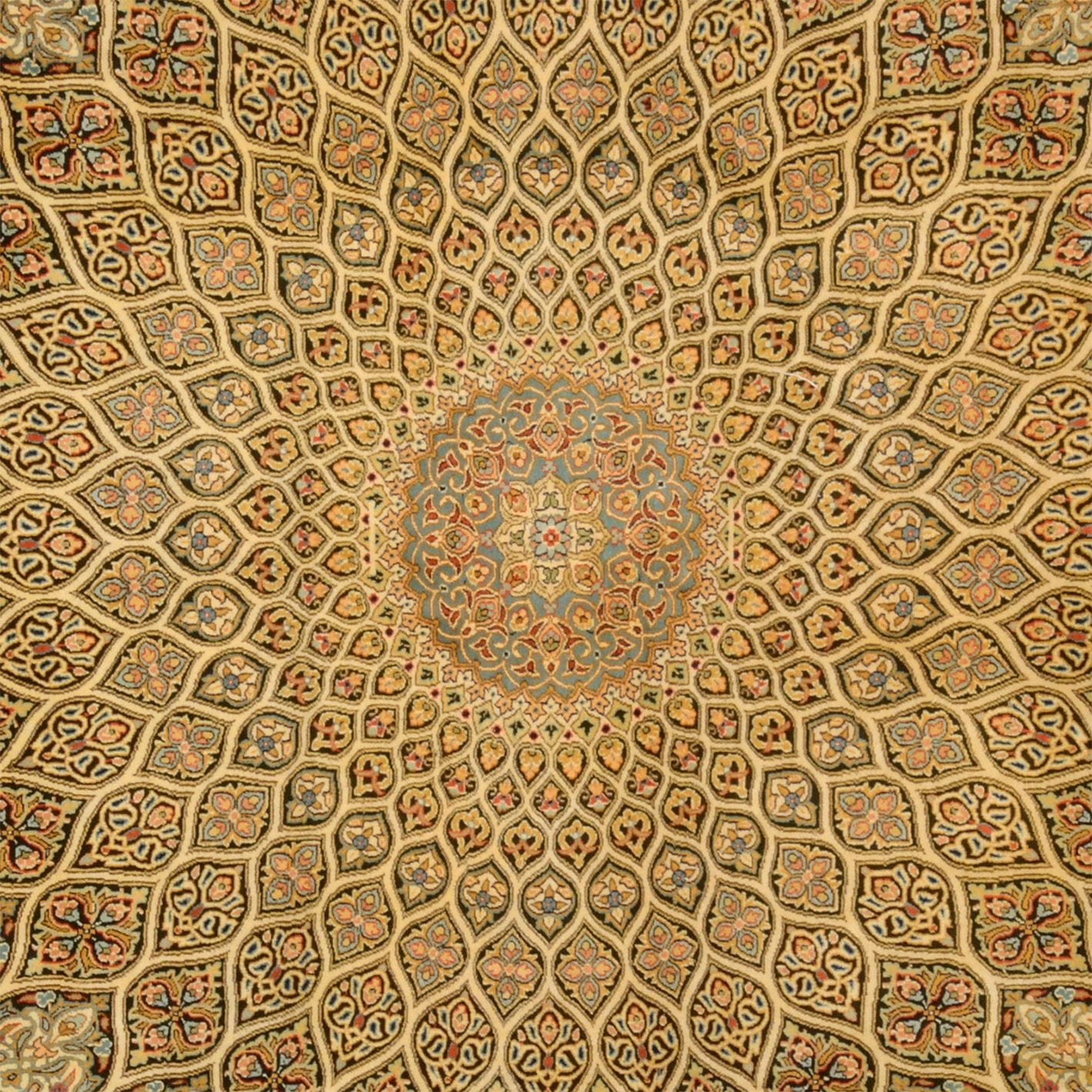 Handgeknüpfter Kashmir Orientteppich 185 × 281 cm