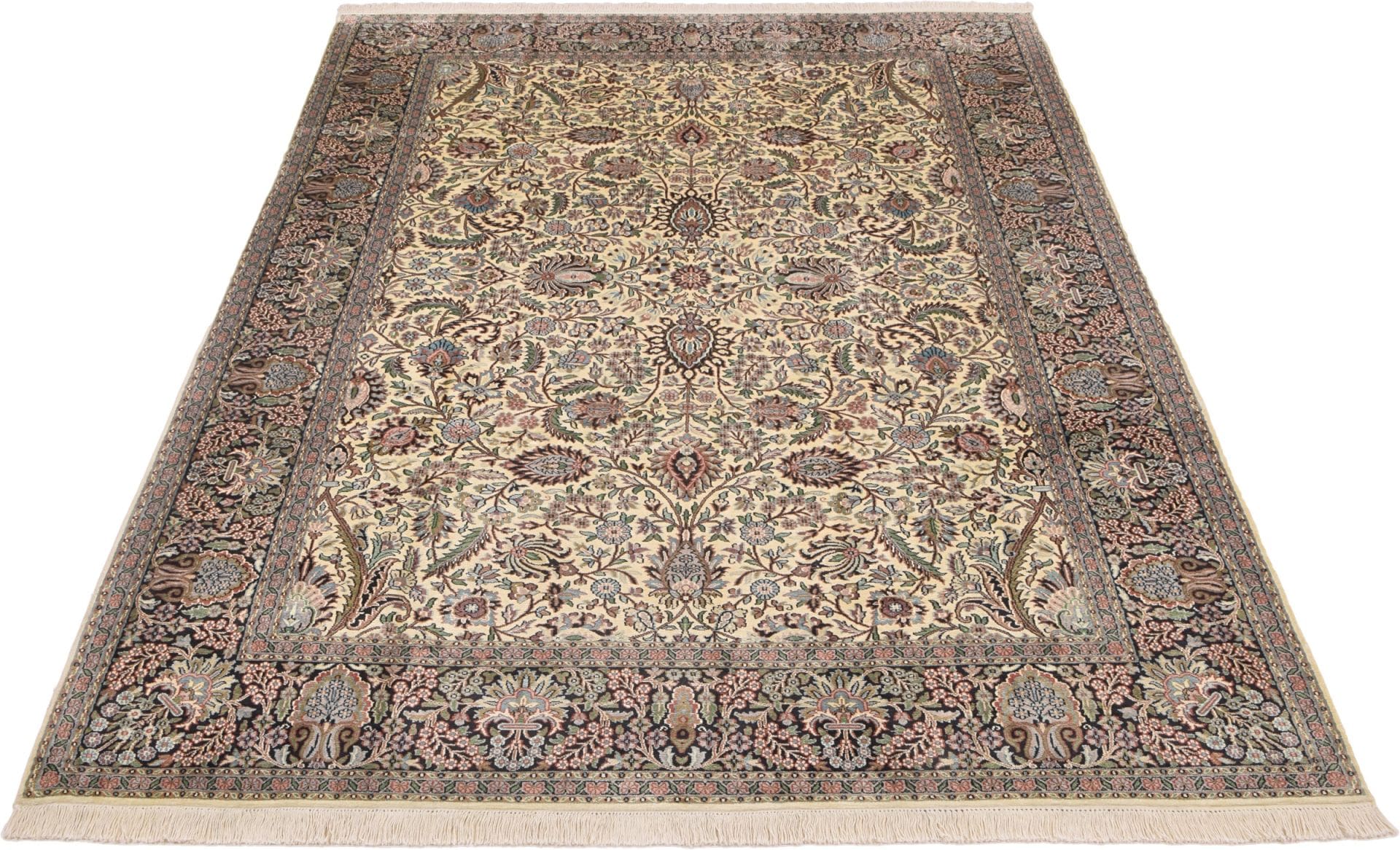 Kashmir Orientteppich aus Indien, 217 × 310 cm