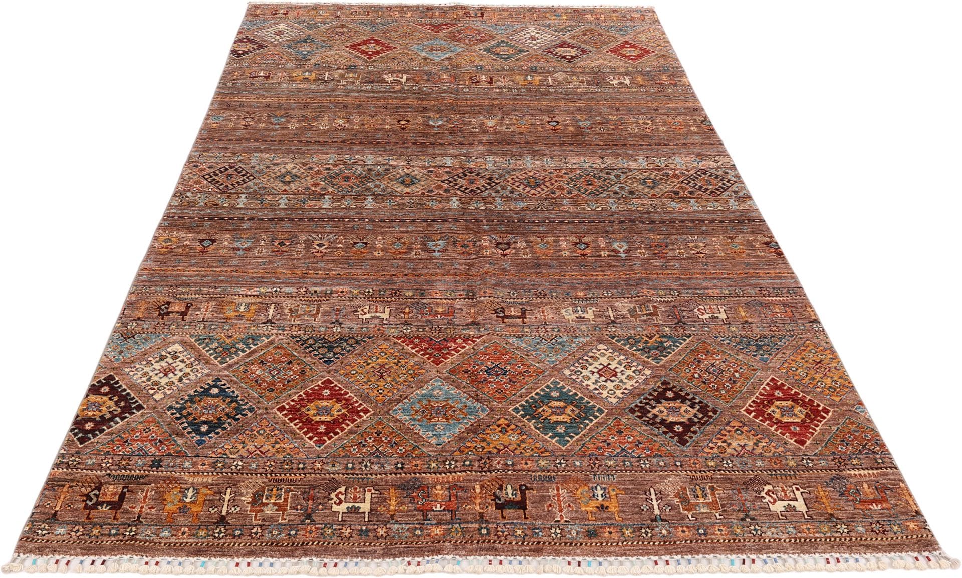 Samarkand Orientteppich aus Pakistan, 204 × 307 cm