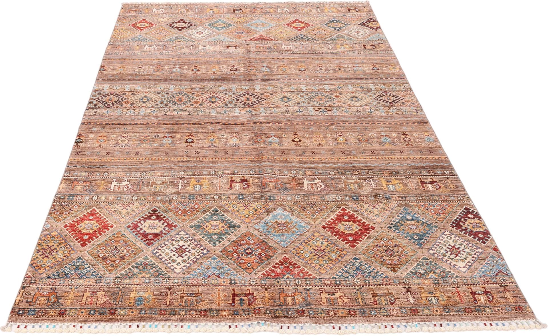 Samarkand Orientteppich aus Pakistan, 204 × 307 cm