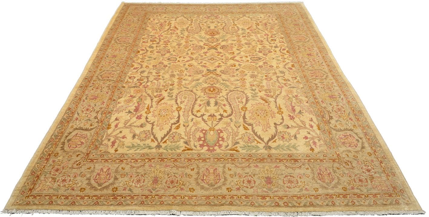 Handgeknüpfter Farahan Ziegler Orientteppich, 251 × 353 cm, Wolle