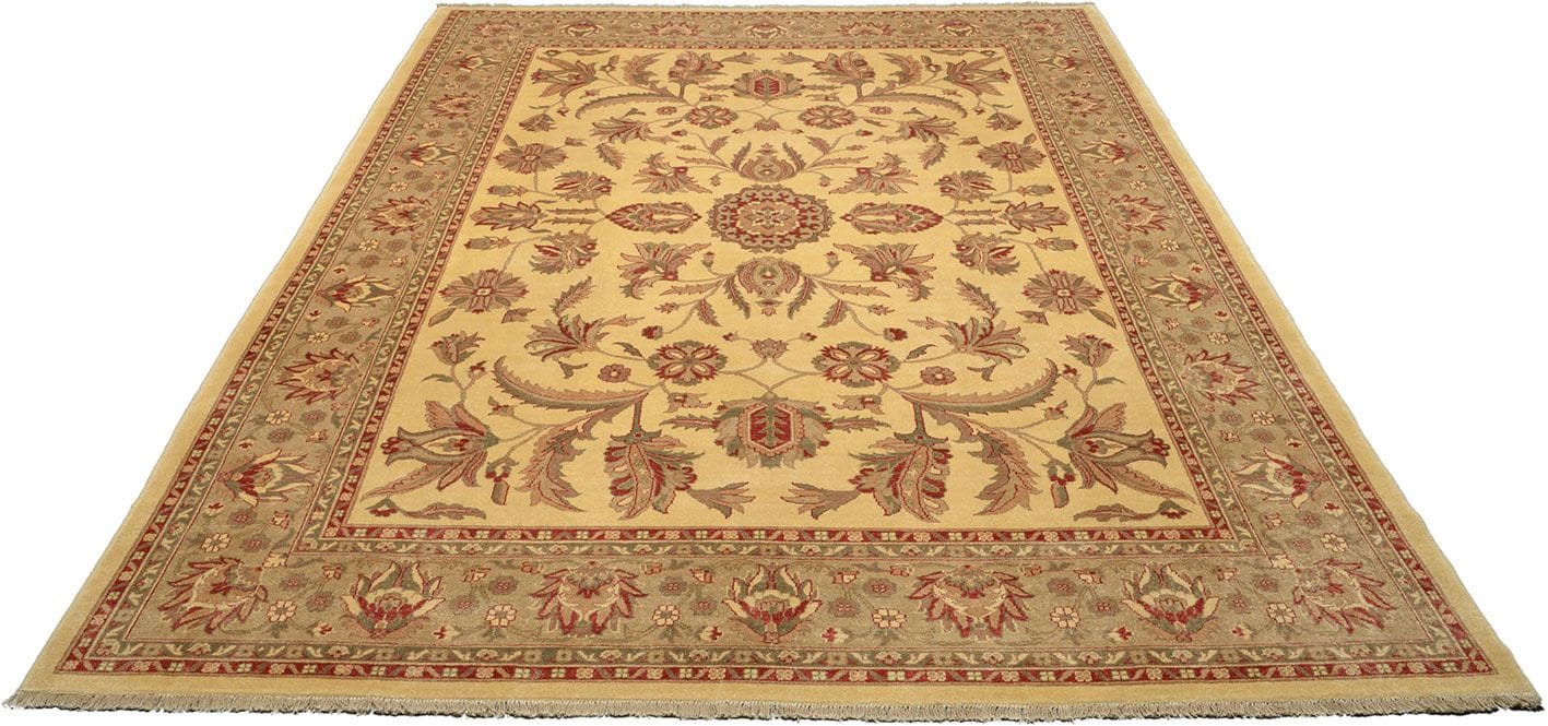 Handgeknüpfter Farahan Ziegler Orientteppich, 268 × 363 cm, Wolle