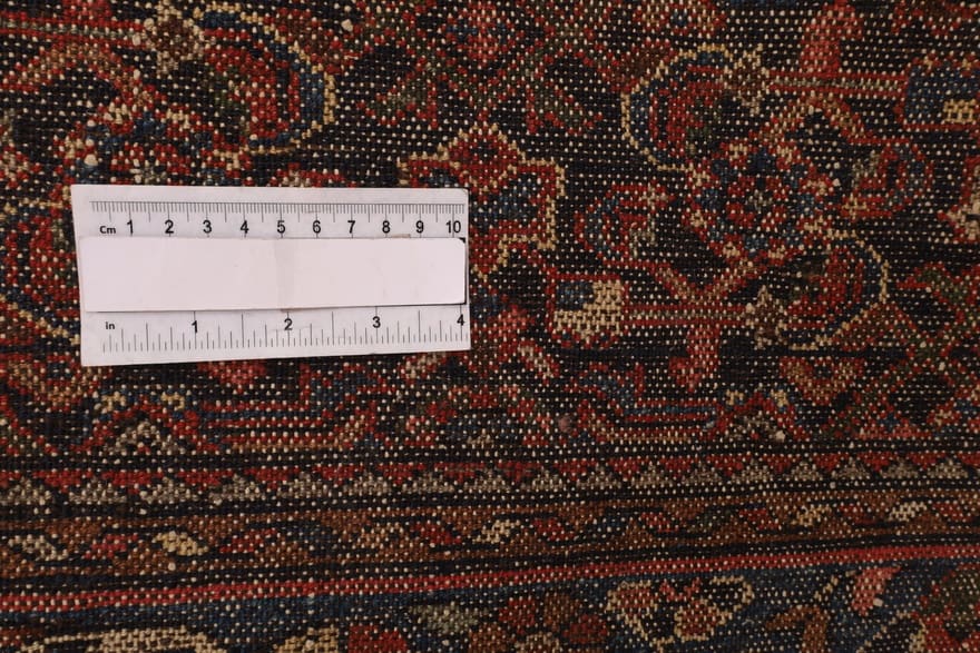 antiker-malayer-teppich-189x108-cm-128000-knoten-perserteppich-5 Malayer Perserteppich antik, 187 × 107 cm, Wolle