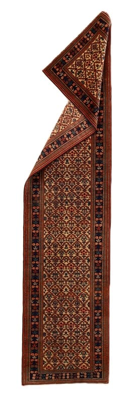 Ardebil Perserteppich 320 × 76 cm aus Wolle, handgeknüpft