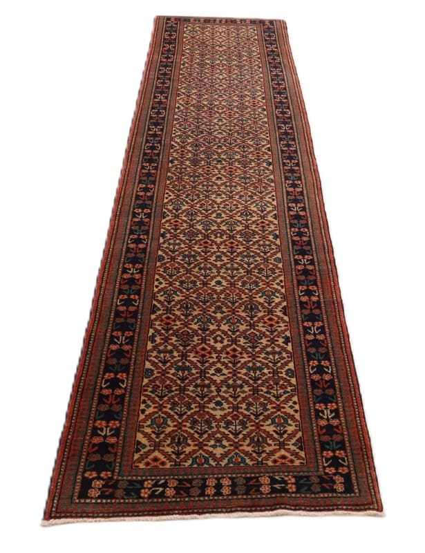 Ardebil Perserteppich 320 × 76 cm aus Wolle, handgeknüpft