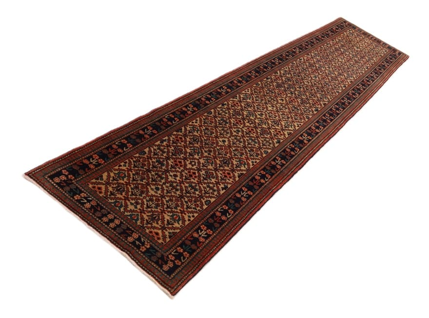 Ardebil Perserteppich 320 × 76 cm aus Wolle, handgeknüpft