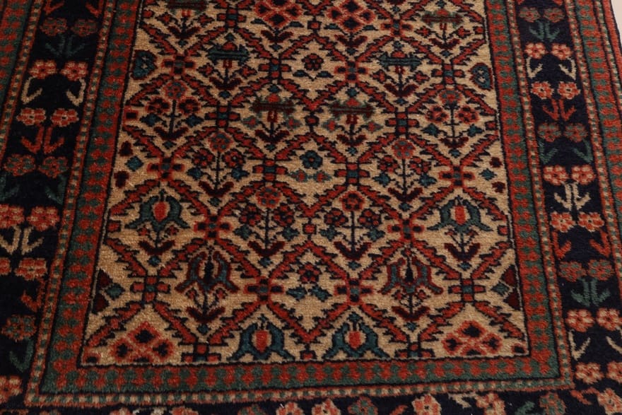 Ardebil Perserteppich 320 × 76 cm aus Wolle, handgeknüpft