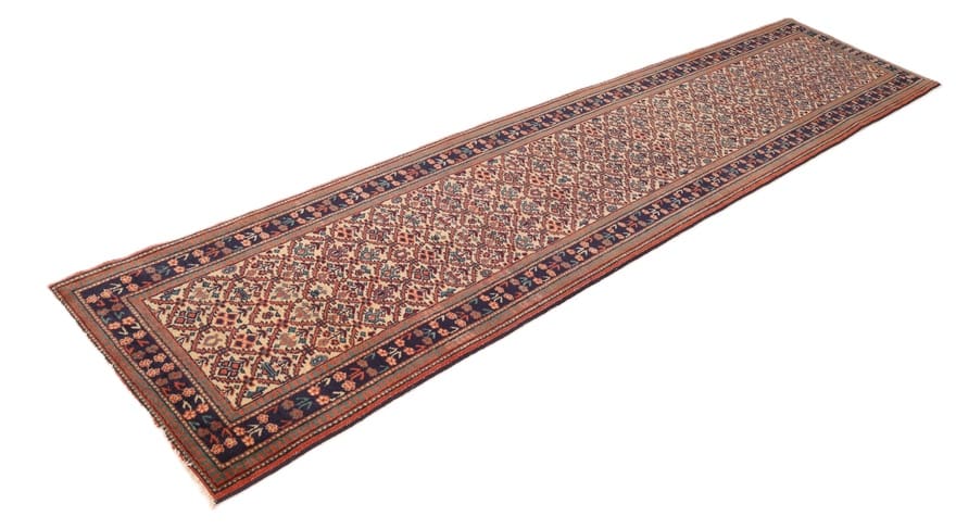 Ardebil Perserteppich 320 × 76 cm aus Wolle, handgeknüpft