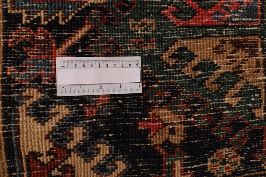 Heriz Perserteppich antik, 520 × 120 cm, Wolle & Seide