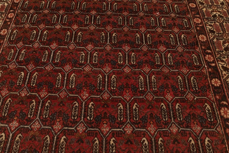 Antiker Perserteppich aus Iran, 193 × 141 cm