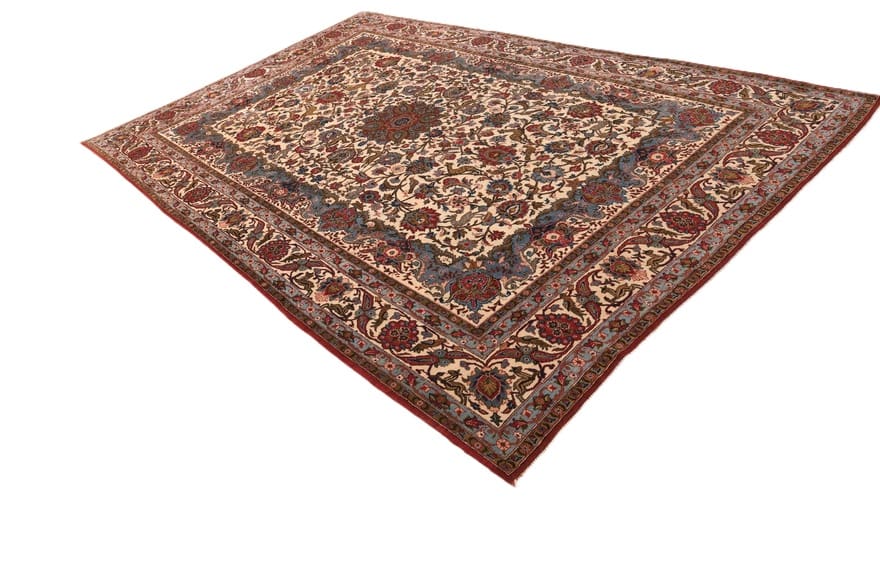 Ghom Perserteppich aus Iran, 340 × 223 cm