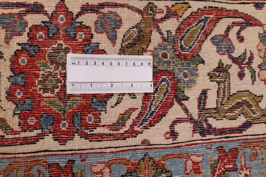 Ghom Perserteppich aus Iran, 340 × 223 cm