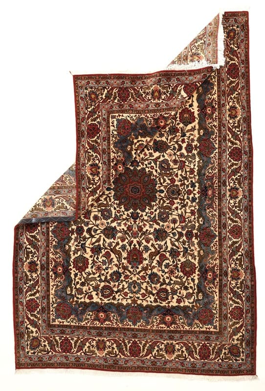 Ghom Perserteppich aus Iran, 340 × 223 cm