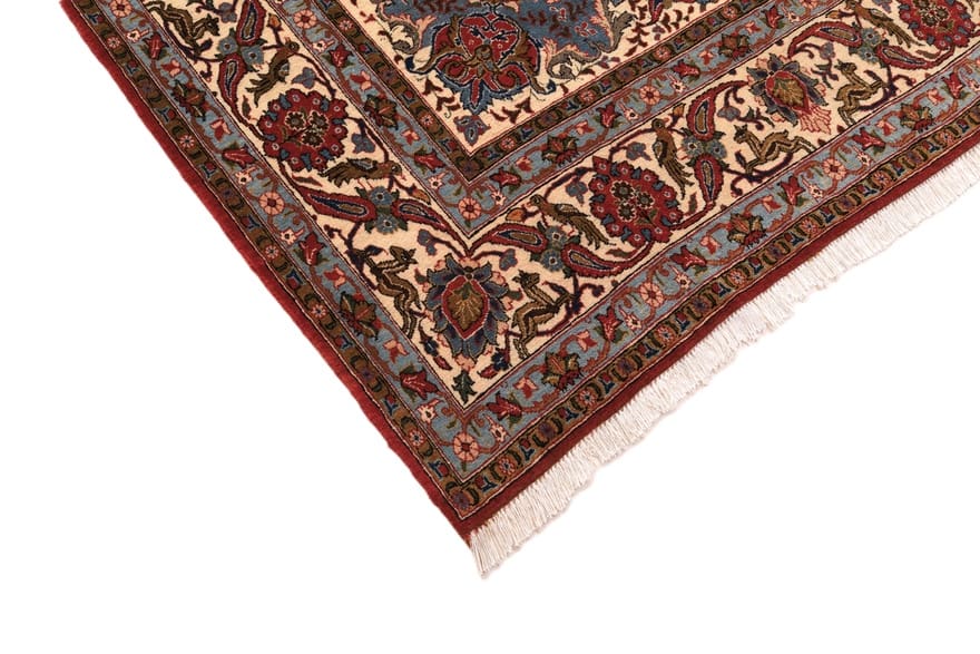 Ghom Perserteppich aus Iran, 340 × 223 cm