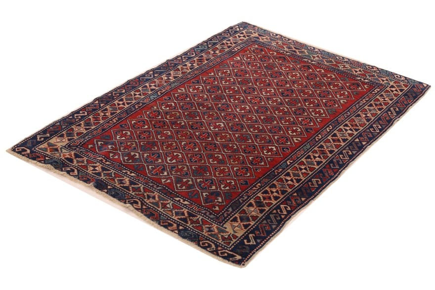 schirvan-teppich-156x110-cm-handgeknupft-orientalisches-design-1 Orientteppich antik, 154 × 109 cm, Wolle
