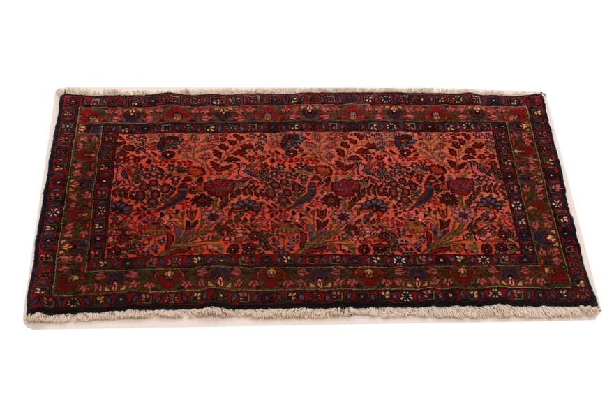 Antiker Perserteppich aus Iran, 115 × 62 cm