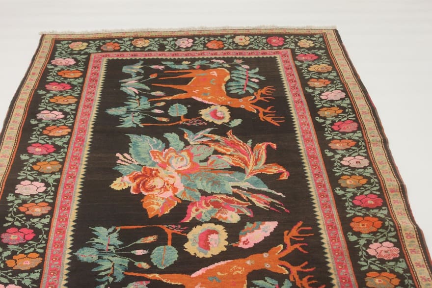 Antiker Baluch Orientteppich aus Russland, 245 × 142 cm