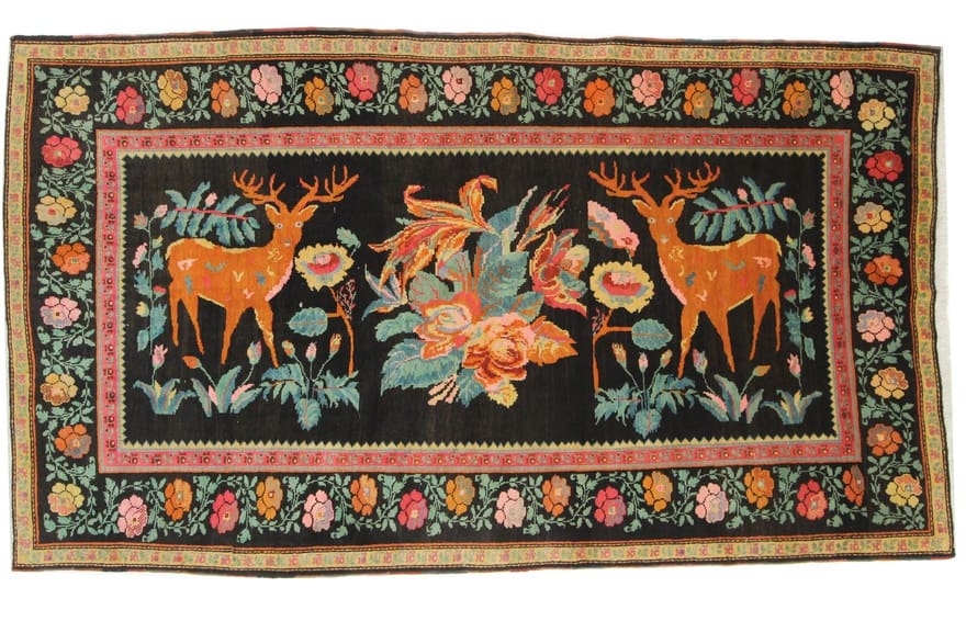 Antiker Baluch Orientteppich aus Russland, 245 × 142 cm