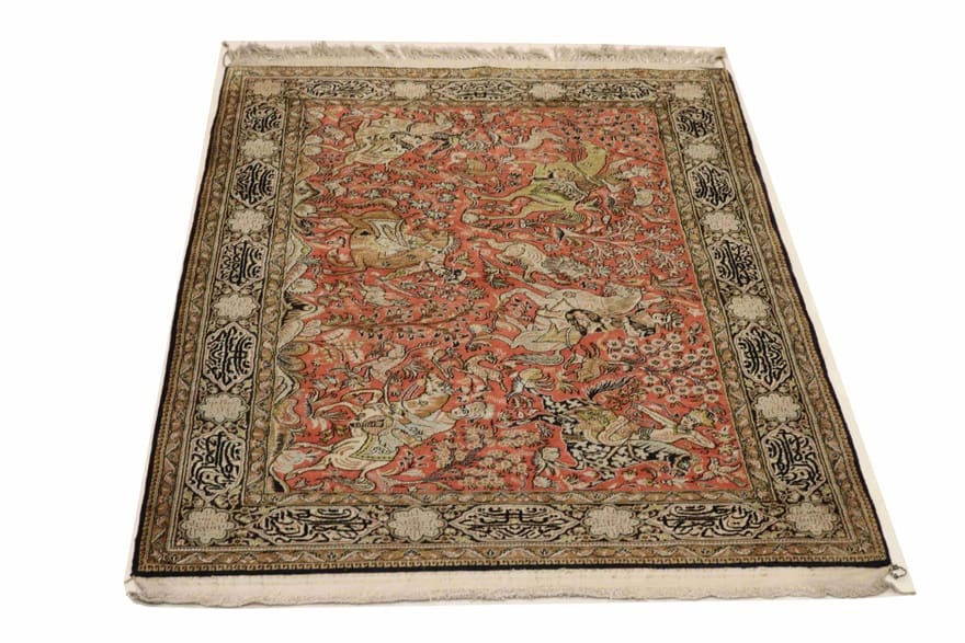 Ghom Seidenteppich 166×105 cm – Hochwertig handgeknüpft