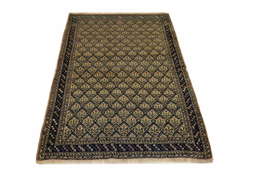 Antiker Orientteppich, 240 × 138 cm, Wolle