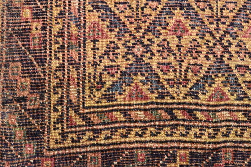 Antiker Orientteppich, 240 × 138 cm, Wolle