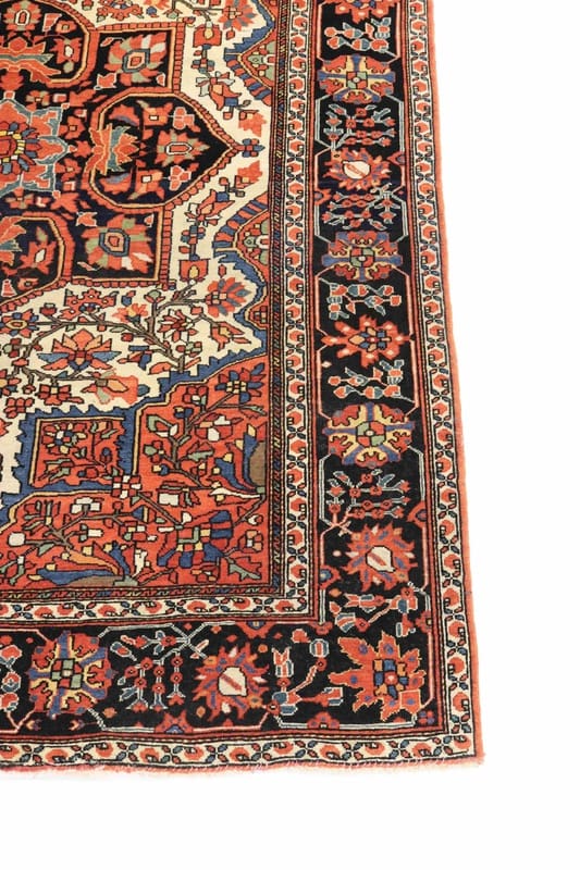 Antiker Sarough Farahan Perserteppich, 150 × 109 cm, Wolle