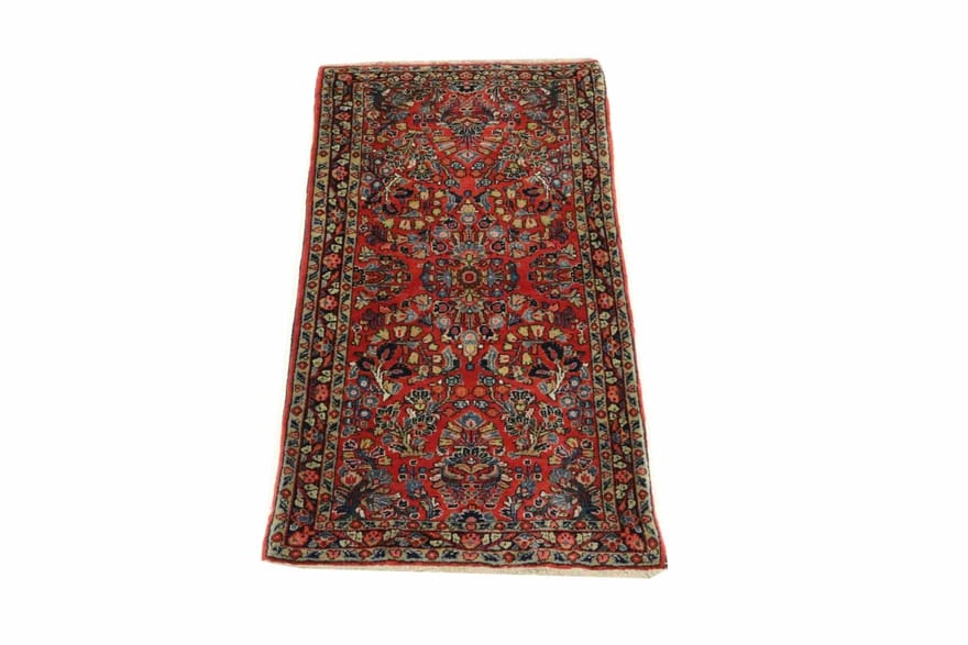 Sarough Farahan Perserteppich antik, 120 × 60 cm, Wolle