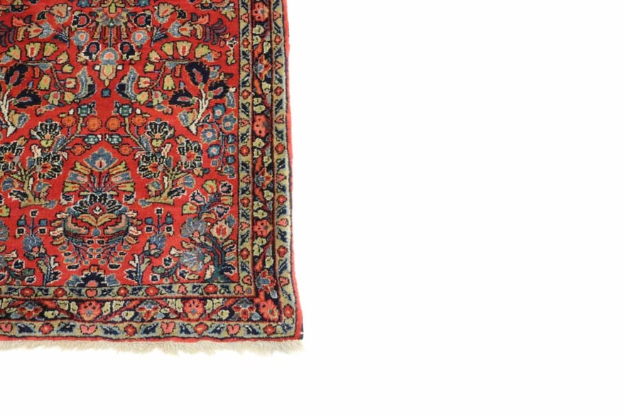 Sarough Farahan Perserteppich antik, 120 × 60 cm, Wolle