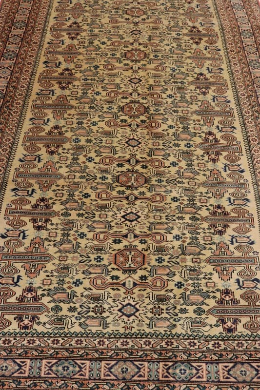 antiker-ardebil-teppich-269x178-cm-herati-muster-handgeknupft-3 Antiker Ardebil Perserteppich, 267 × 177 cm, Wolle