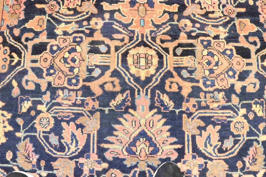 Antiker Malayer Perserteppich, 211 × 142 cm, Wolle