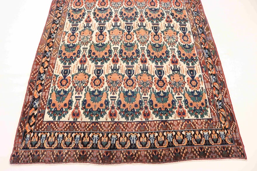 Antiker Afshar Perserteppich, 308 × 217 cm, Wolle