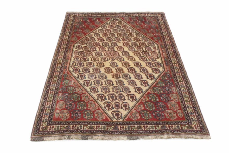 Antiker Perserteppich aus Iran, 247 × 149 cm