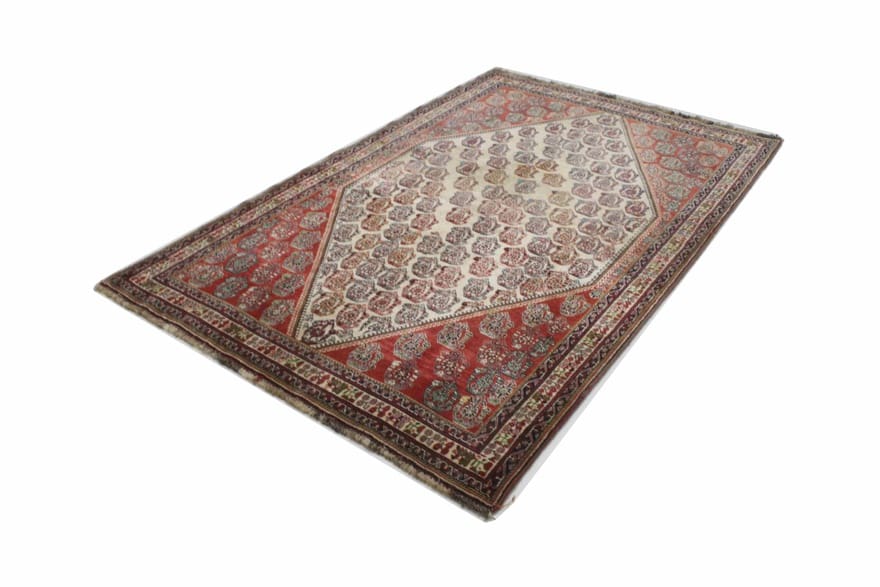 Antiker Perserteppich aus Iran, 247 × 149 cm
