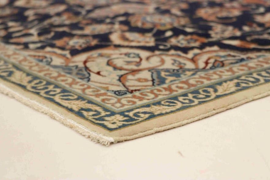 Isfahan Perserteppich aus Iran, 112 × 68 cm
