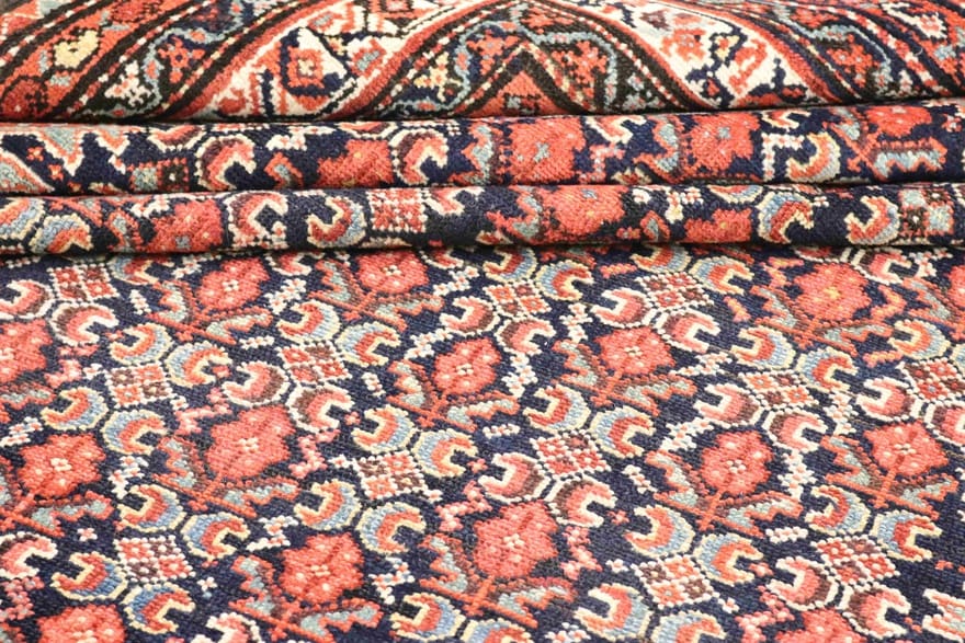 malayer-antik-teppich-386x201-cm-hamedan-handgeknupft-1 Malayer Perserteppich antik, 384 × 200 cm, Wolle