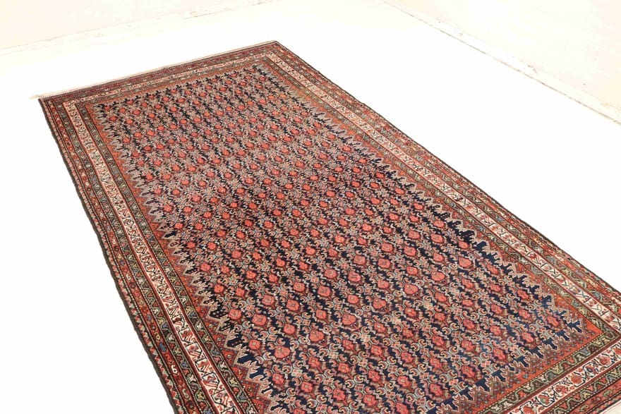 malayer-antik-teppich-386x201-cm-hamedan-handgeknupft-5 Malayer Perserteppich antik, 384 × 200 cm, Wolle