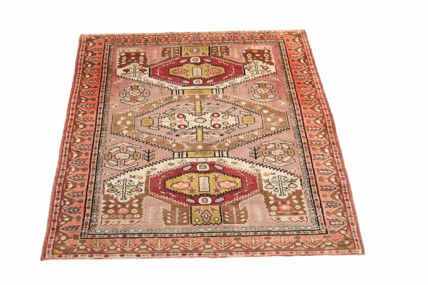 Perserteppich aus Iran, 144 × 105 cm