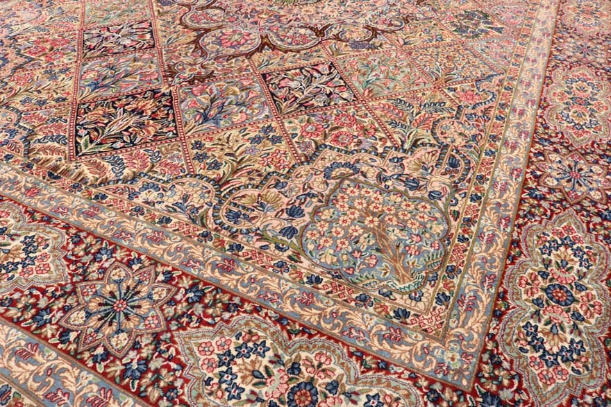 kerman-orientteppich-402x301-cm-hochwertig-handgeknupft-5 Kerman Perserteppich aus Iran, 400 × 300 cm
